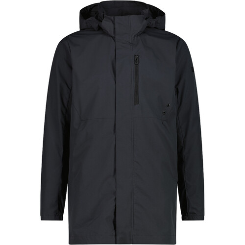 CMP MAN LONG JACKET ZIP HOOD gris