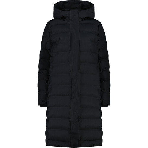 CMP WOMAN COAT FIX HOOD negro