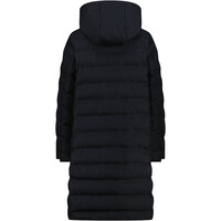 Cmp chaqueta outdoor mujer WOMAN COAT FIX HOOD NEGRO vista trasera