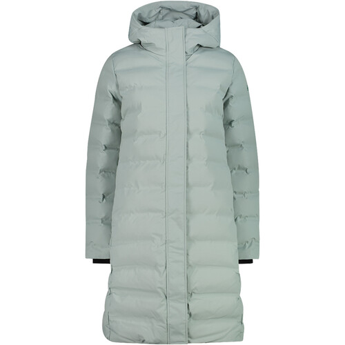 CMP WOMAN COAT FIX HOOD verde