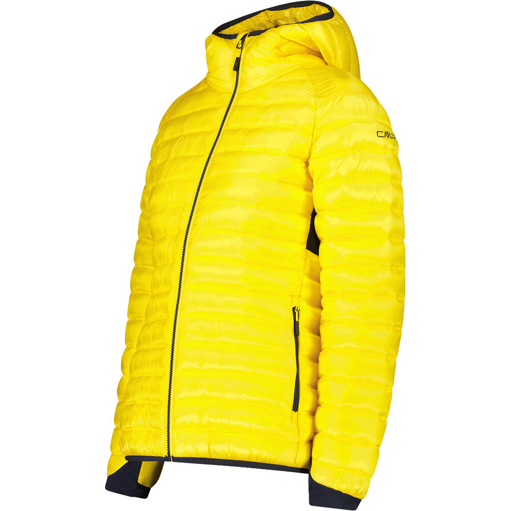 Cmp chaqueta outdoor mujer WOMAN JACKET FIX HOOD AMARILLO vista detalle