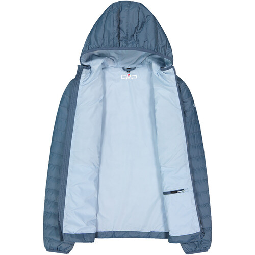 CMP WOMAN JACKET FIX HOOD azul