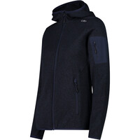 Cmp chaqueta outdoor mujer WOMAN JACKET FIX HOOD AZUL vista detalle