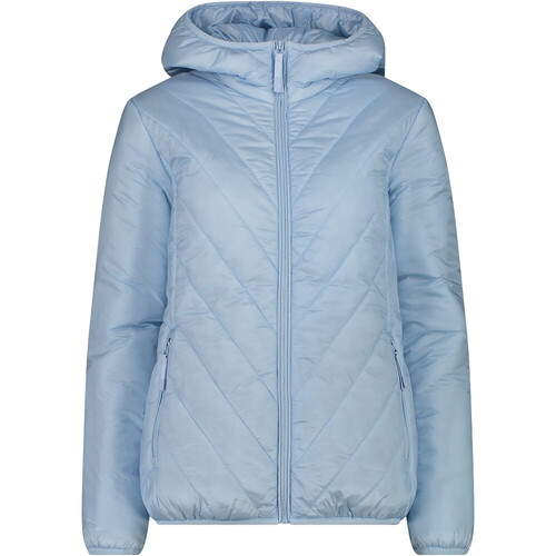 CMP WOMAN JACKET FIX HOOD azul