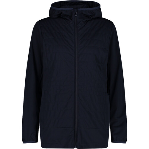 CMP WOMAN JACKET FIX HOOD azul