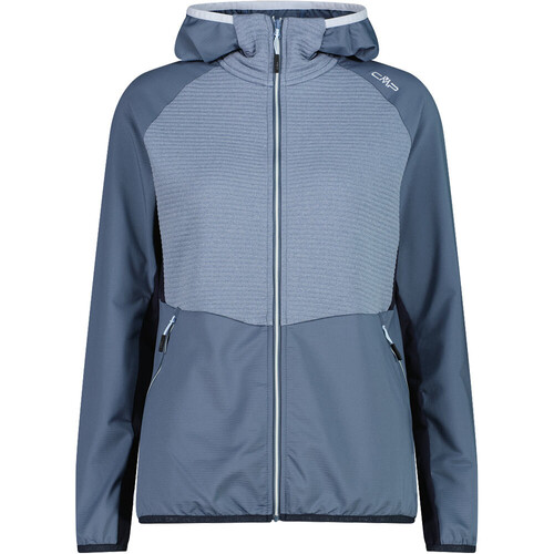 CMP WOMAN JACKET FIX HOOD azul