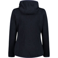 Cmp chaqueta outdoor mujer WOMAN JACKET FIX HOOD AZUL vista trasera
