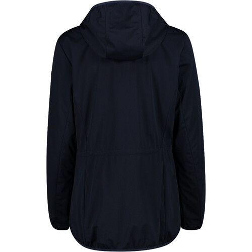 CMP WOMAN JACKET FIX HOOD azul