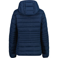 Cmp chaqueta outdoor mujer WOMAN JACKET FIX HOOD AZUL vista trasera