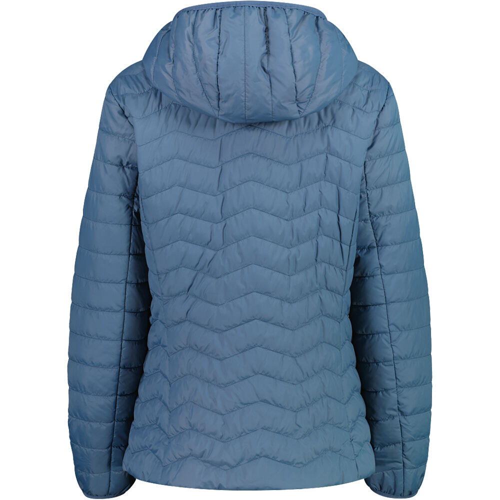 Cmp chaqueta outdoor mujer WOMAN JACKET FIX HOOD AZUL vista trasera