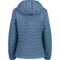Cmp chaqueta outdoor mujer WOMAN JACKET FIX HOOD AZUL vista trasera