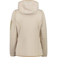 Cmp chaqueta outdoor mujer WOMAN JACKET FIX HOOD BLANCO vista trasera