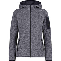 Cmp chaqueta outdoor mujer WOMAN JACKET FIX HOOD GRIS vista frontal