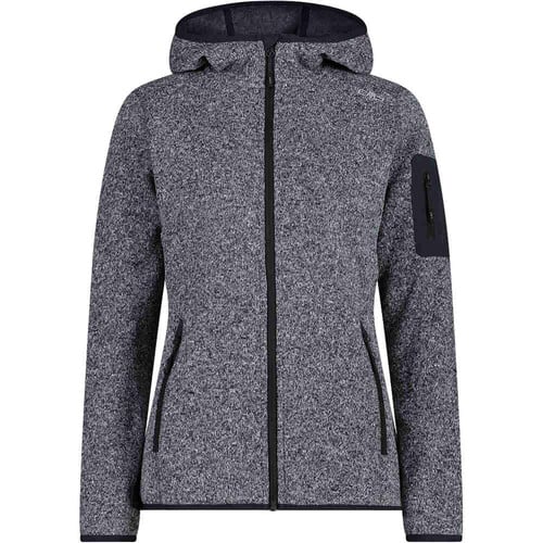 CMP WOMAN JACKET FIX HOOD gris