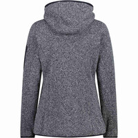 Cmp chaqueta outdoor mujer WOMAN JACKET FIX HOOD GRIS vista trasera