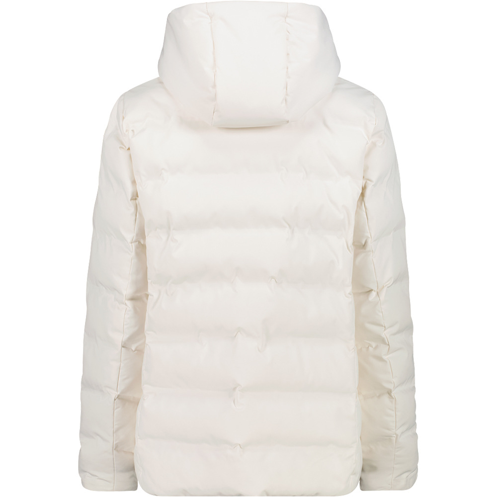 Cmp chaqueta outdoor mujer WOMAN JACKET FIX HOOD MARRON vista trasera