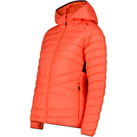 Cmp chaqueta outdoor mujer WOMAN JACKET FIX HOOD NARANJA vista detalle