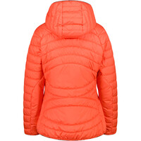 Cmp chaqueta outdoor mujer WOMAN JACKET FIX HOOD NARANJA vista trasera