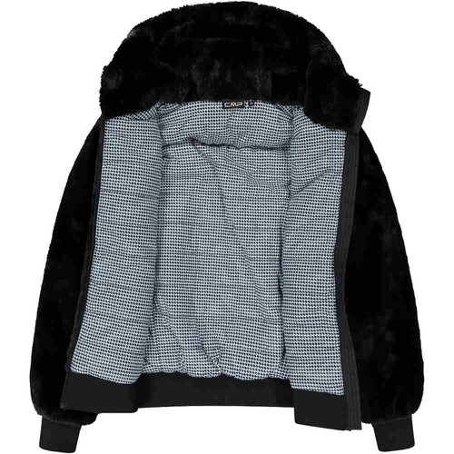 CMP WOMAN JACKET FIX HOOD negro