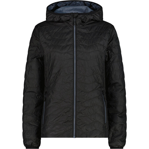 CMP WOMAN JACKET FIX HOOD negro
