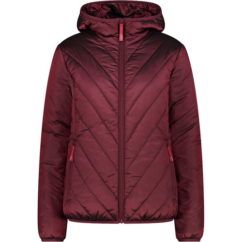 CMP WOMAN JACKET FIX HOOD rojo