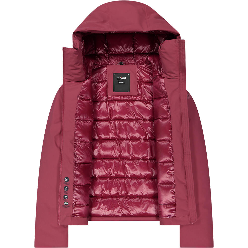 Cmp chaqueta outdoor mujer WOMAN JACKET FIX HOOD ROSA 03