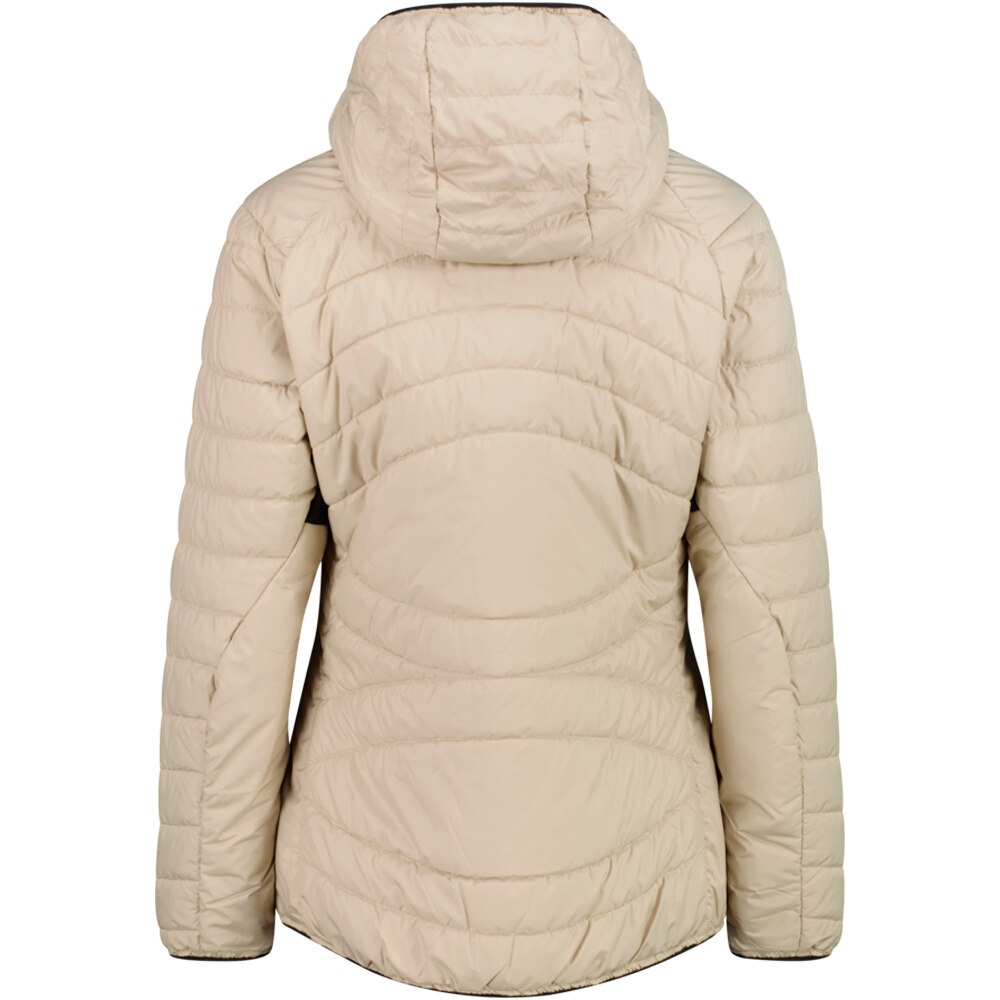 Cmp chaqueta outdoor mujer WOMAN JACKET FIX HOOD VERDE vista trasera