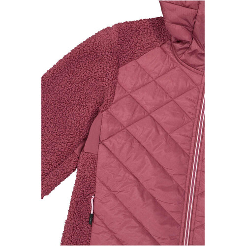 CMP WOMAN JACKET HYBRID FIX HOOD rosa