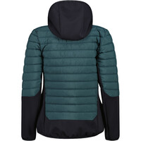 Cmp chaqueta outdoor mujer WOMAN JACKET HYBRID FIX HOOD VERDE vista trasera