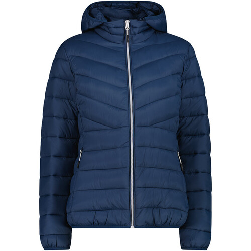 CMP WOMAN JACKET ZIP HOOD azul