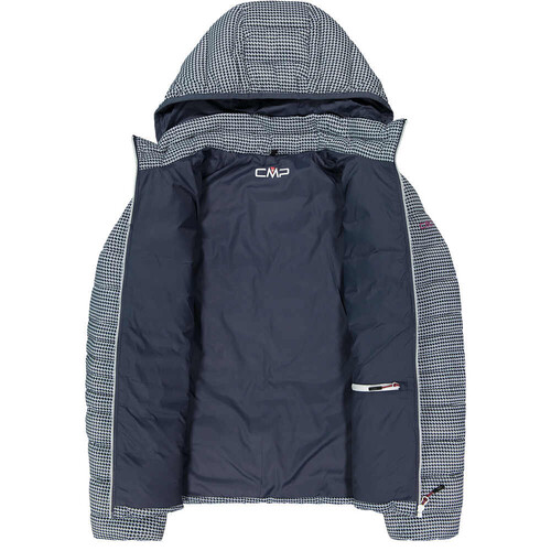 CMP WOMAN JACKET ZIP HOOD blanco