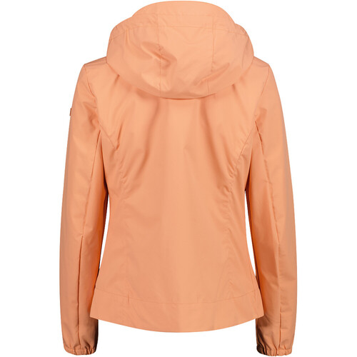 CMP WOMAN JACKET ZIP HOOD naranja