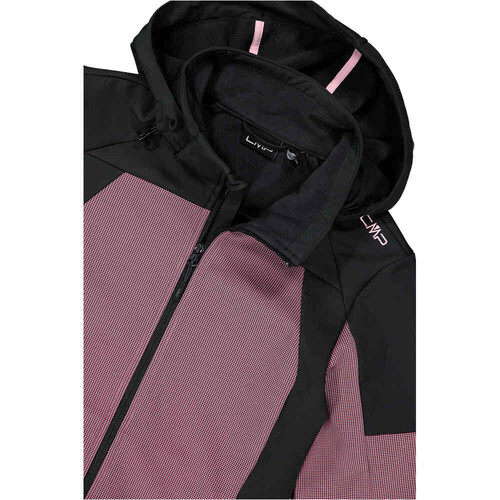 CMP WOMAN JACKET ZIP HOOD rosa
