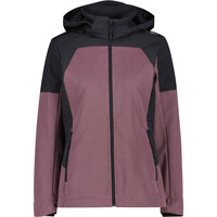 Cmp chaqueta outdoor mujer WOMAN JACKET ZIP HOOD ROSA vista frontal