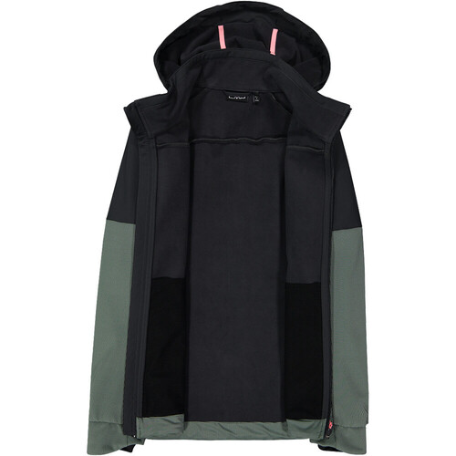 CMP WOMAN JACKET ZIP HOOD verde