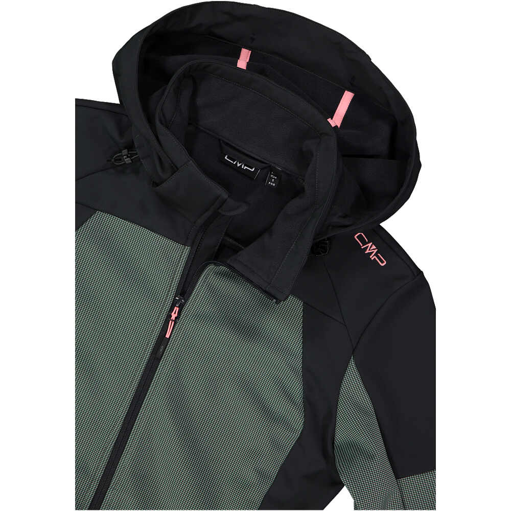 Cmp chaqueta outdoor mujer WOMAN JACKET ZIP HOOD VERDE 04