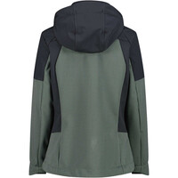Cmp chaqueta outdoor mujer WOMAN JACKET ZIP HOOD VERDE vista trasera