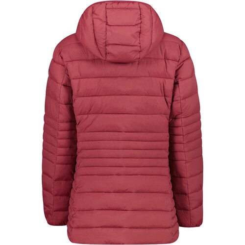 CMP WOMAN LONG JACKET FIX HOOD rosa