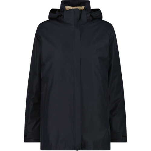 Cmp chaqueta outdoor mujer WOMAN LONG JACKET ZIP HOOD DETACHABLE INN.JACKET NEGRO