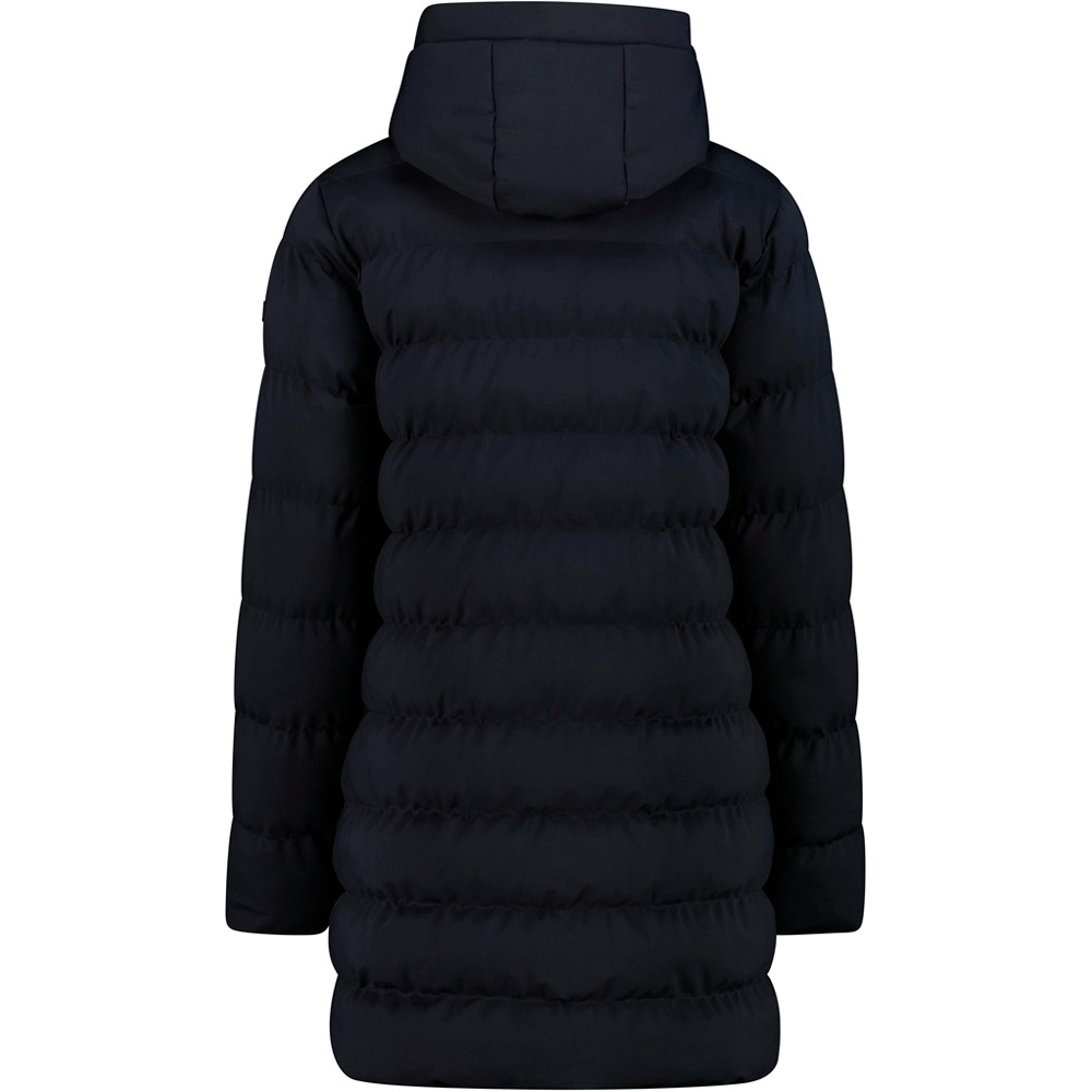 Cmp chaqueta outdoor mujer WOMAN PARKA FIX HOOD GRIS vista trasera