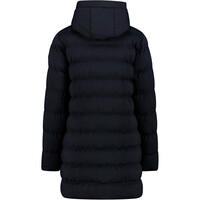 Cmp chaqueta outdoor mujer WOMAN PARKA FIX HOOD GRIS vista trasera
