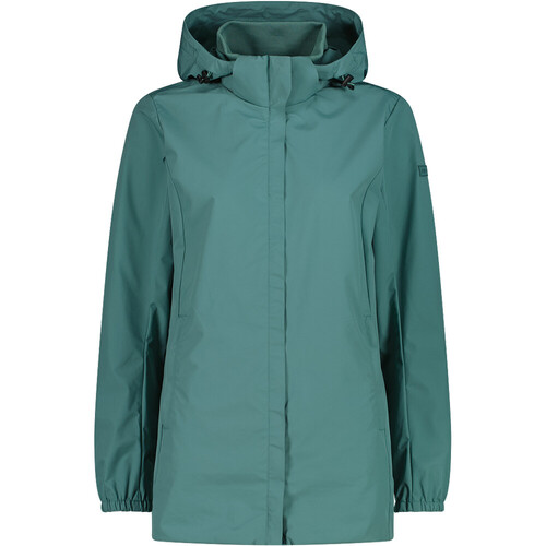CMP WOMAN PARKA ZIP HOOD verde