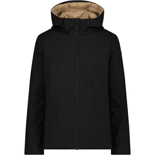 CMP WOMAN REVERSE JACKET FIX HOOD negro