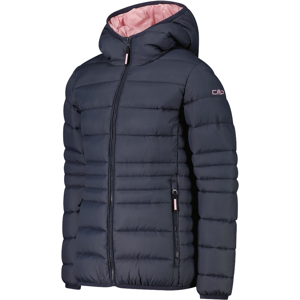 Cmp chaqueta outdoor niño KID G JACKET FIX HOOD GRIS vista detalle