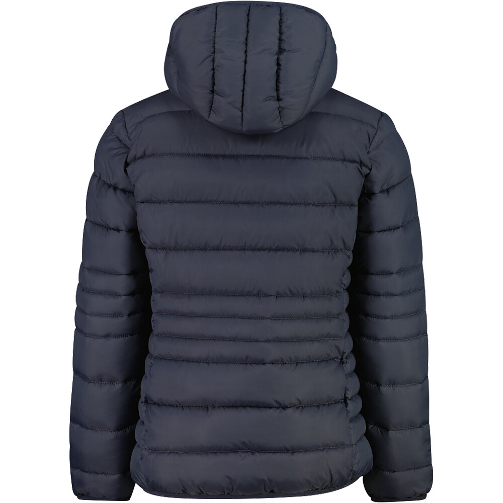 Cmp chaqueta outdoor niño KID G JACKET FIX HOOD GRIS vista trasera