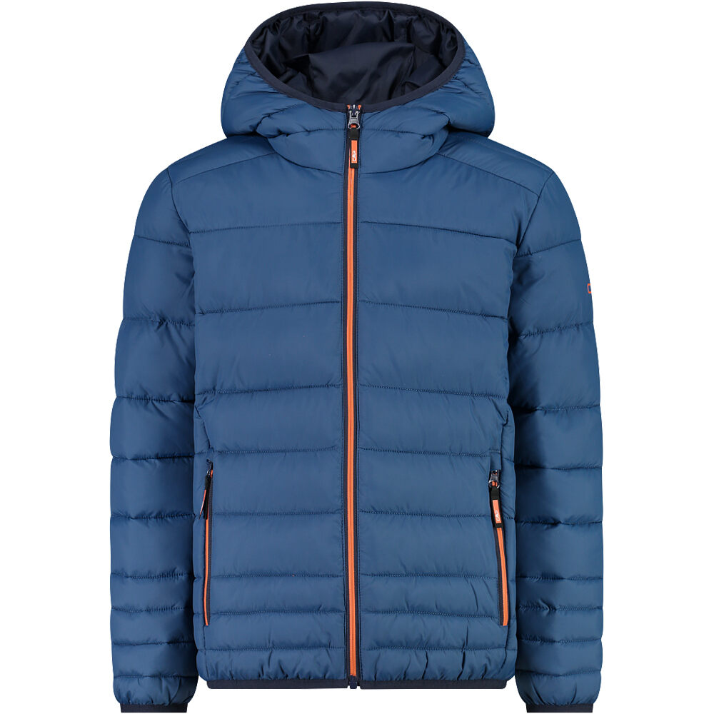 Cmp chaqueta outdoor niño KID JACKET FIX HOOD AZUL vista frontal