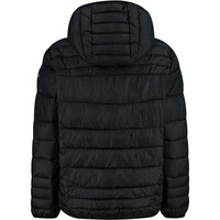 Cmp chaqueta outdoor niño KID JACKET FIX HOOD NEGRO vista trasera
