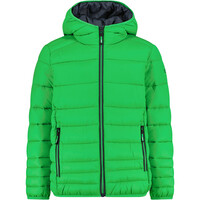 Cmp chaqueta outdoor niño KID JACKET FIX HOOD VERDE vista frontal