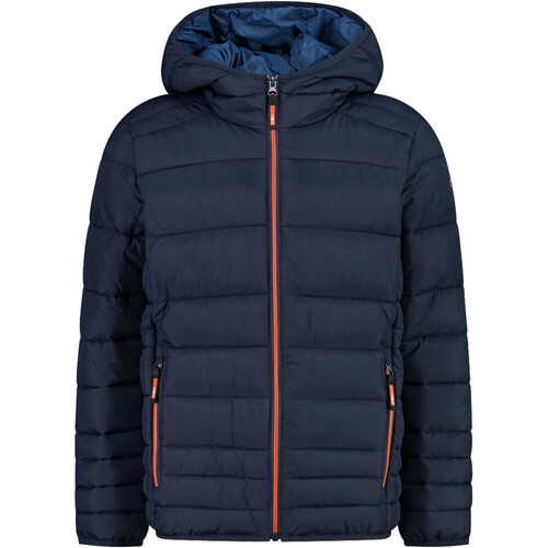 CMP KID JACKET FIX HOOD azul