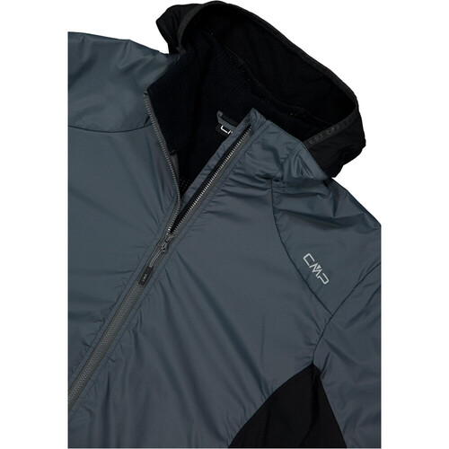 CMP MAN JACKET FIX HOOD gris